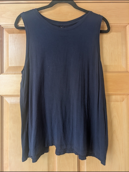 Halogen Tops - Halogen Navy Sleeveless Tank Top
